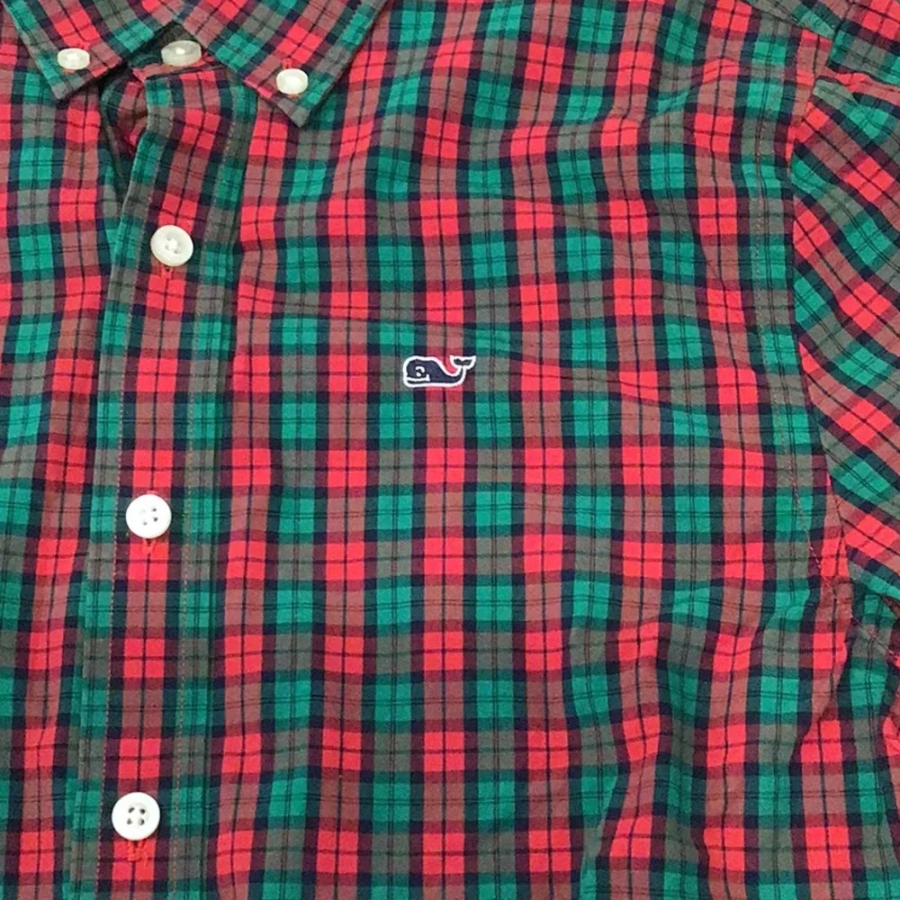 Vineyard Vines Boys Whale Shirt M 12/14 - Picture 2 of 4